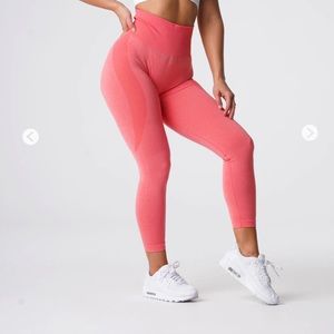 NVGTN coral contour seamless leggings